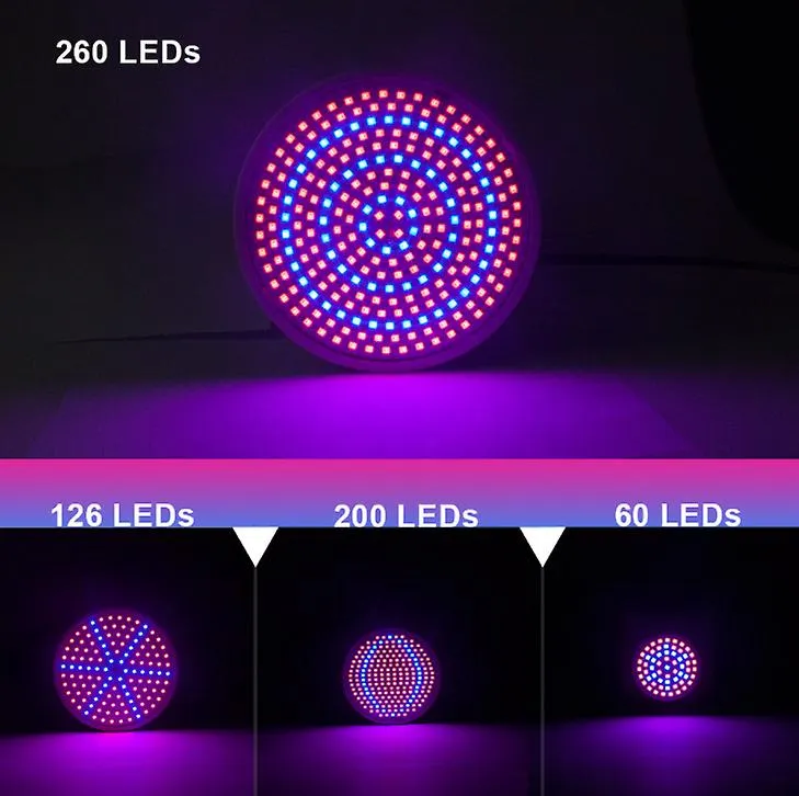 126LEDs E27 bulb full spectrum indoor plant growing lamp hydroponic system light for seeds AZ20064