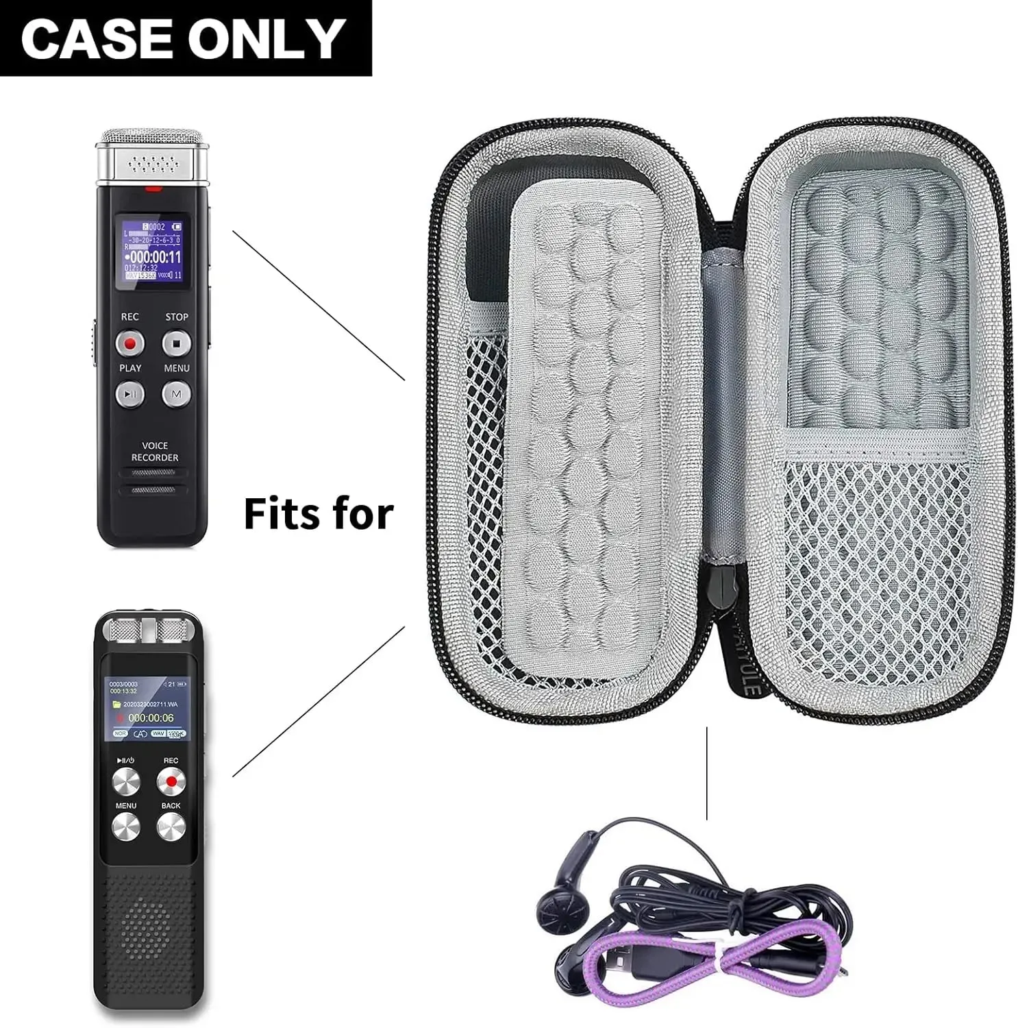 48Gb Digital Voice Recorder For Evistr Evida Aomago Dgtenk Aiworth Sony Icd Px370/470/560