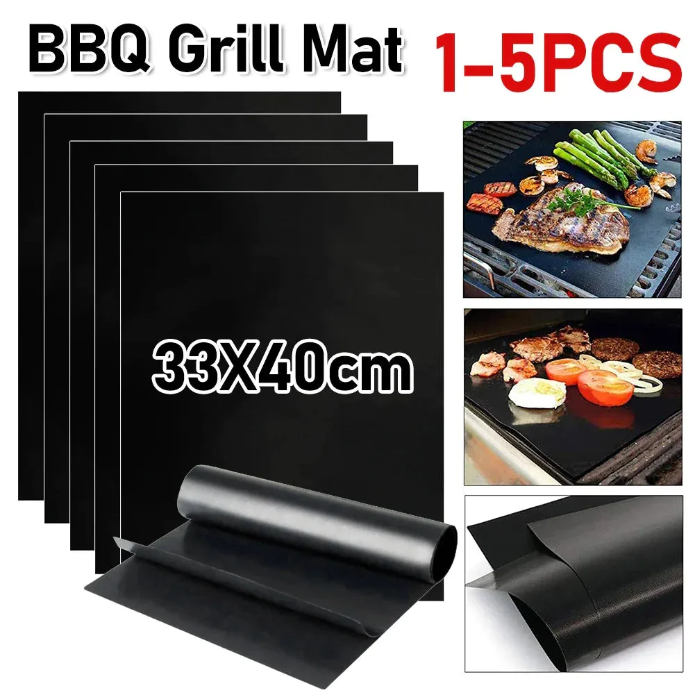 5 Piece Bbq Grill Mat