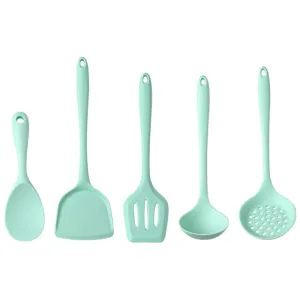 5 Piece Non Stick Silicone Kitchen Utensil Set