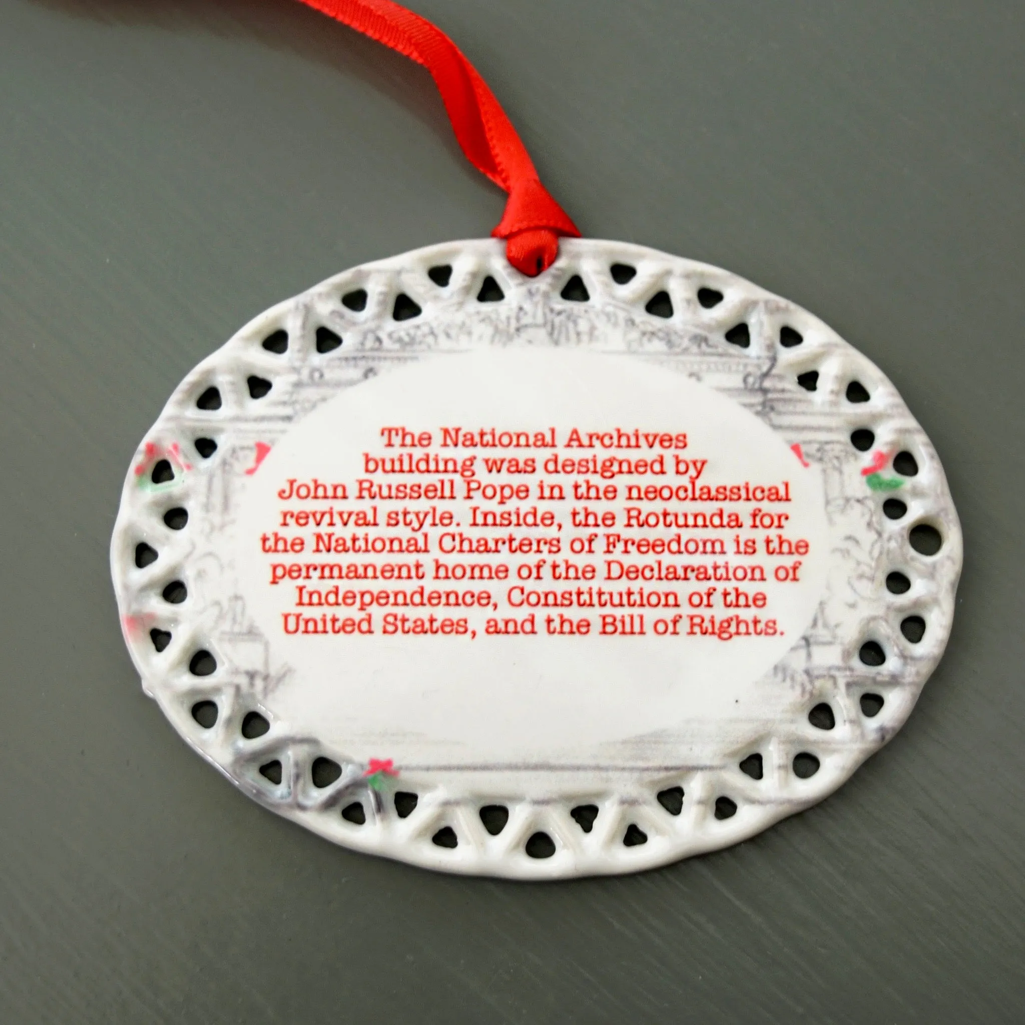 Archives Building Holiday Ornament