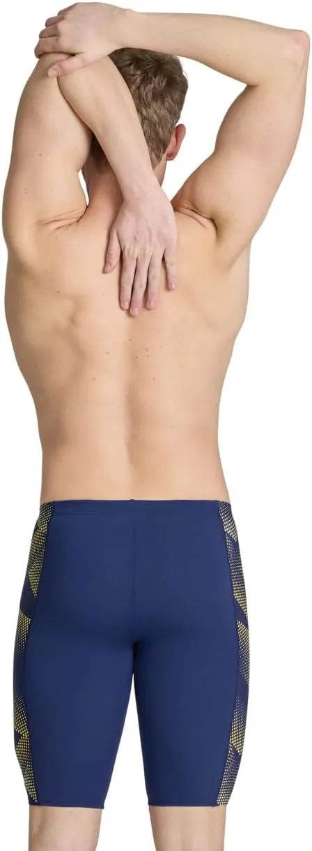 ARENA Mens Halftone Competitive Racing Jammers for Intensive Swimming, Reduced Drag Swimsuit