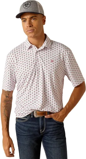 Ariat Men's All Over Print Polo