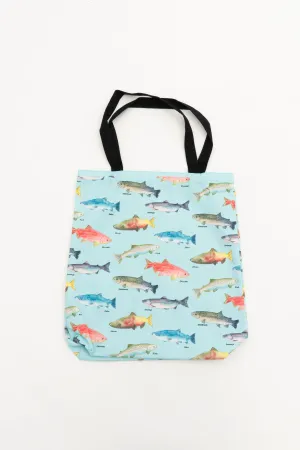 Artwork Tote Bag, Canada Salmon