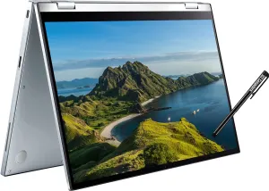 Asus Chromebook Flip C433 14 IPS FHD 2-in-1 Touchscreen (Intel Core M3-8100Y, 8GB RAM, 64GB eMMC, Stylus) Convertible Home & Business Laptop, Webcam, 2 x USB-C, IST Pen, Chrome OS