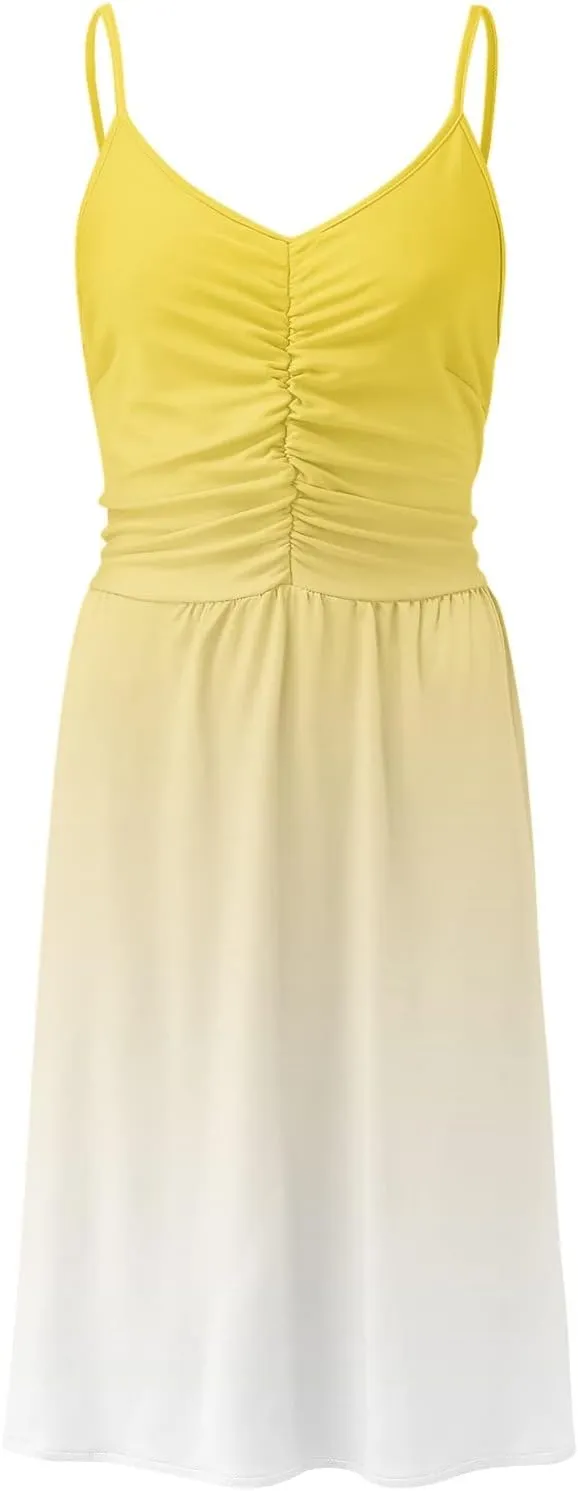 Beach Vacation Clothes for Women Beach Fashion Vacation Essentials Casual Dresses for Women Sleeveless Summer Beach Dress