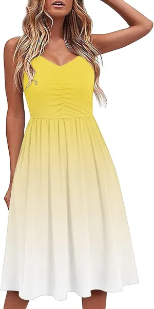 Beach Vacation Clothes for Women Beach Fashion Vacation Essentials Casual Dresses for Women Sleeveless Summer Beach Dress