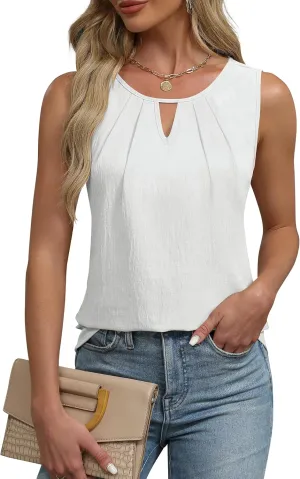 Blooming Jelly Womens Business Casual Tank Top Summer Sleeveless Outfits 2025 Spring Trendy Dressy Work Shirt