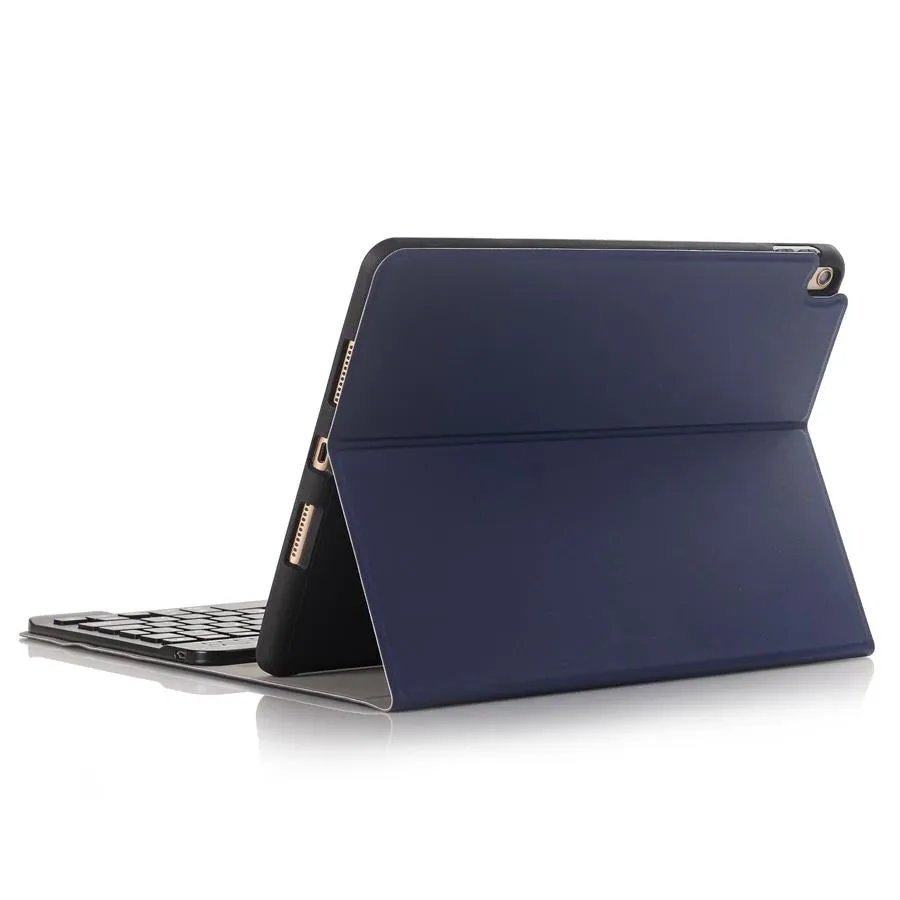 Bluetooth Keyboard Leather Tablet Case For Ipad Air 3 / Pro 10.5 / 10.2 - Detachable