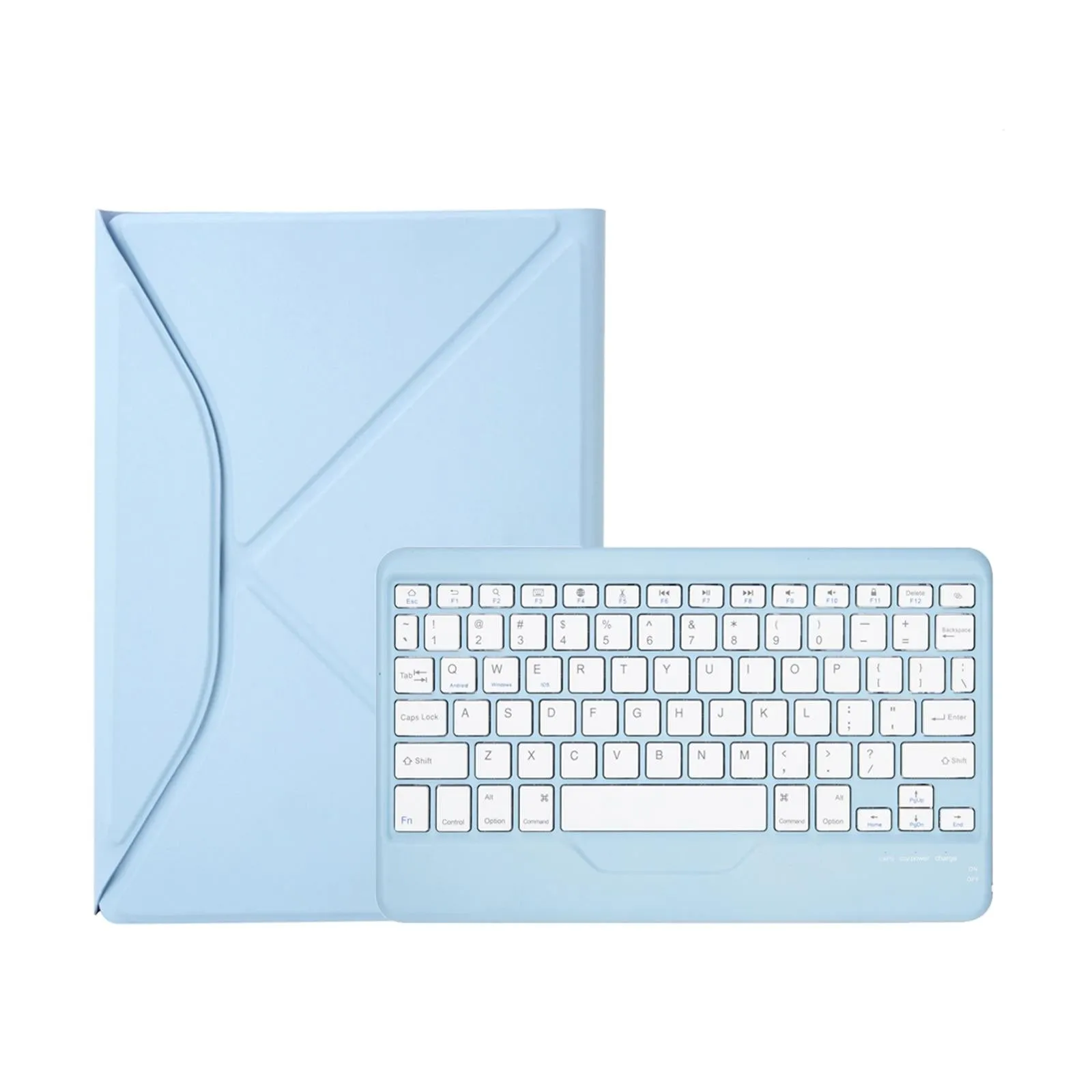 Bluetooth Keyboard Leather Tablet Case With Pen Slot