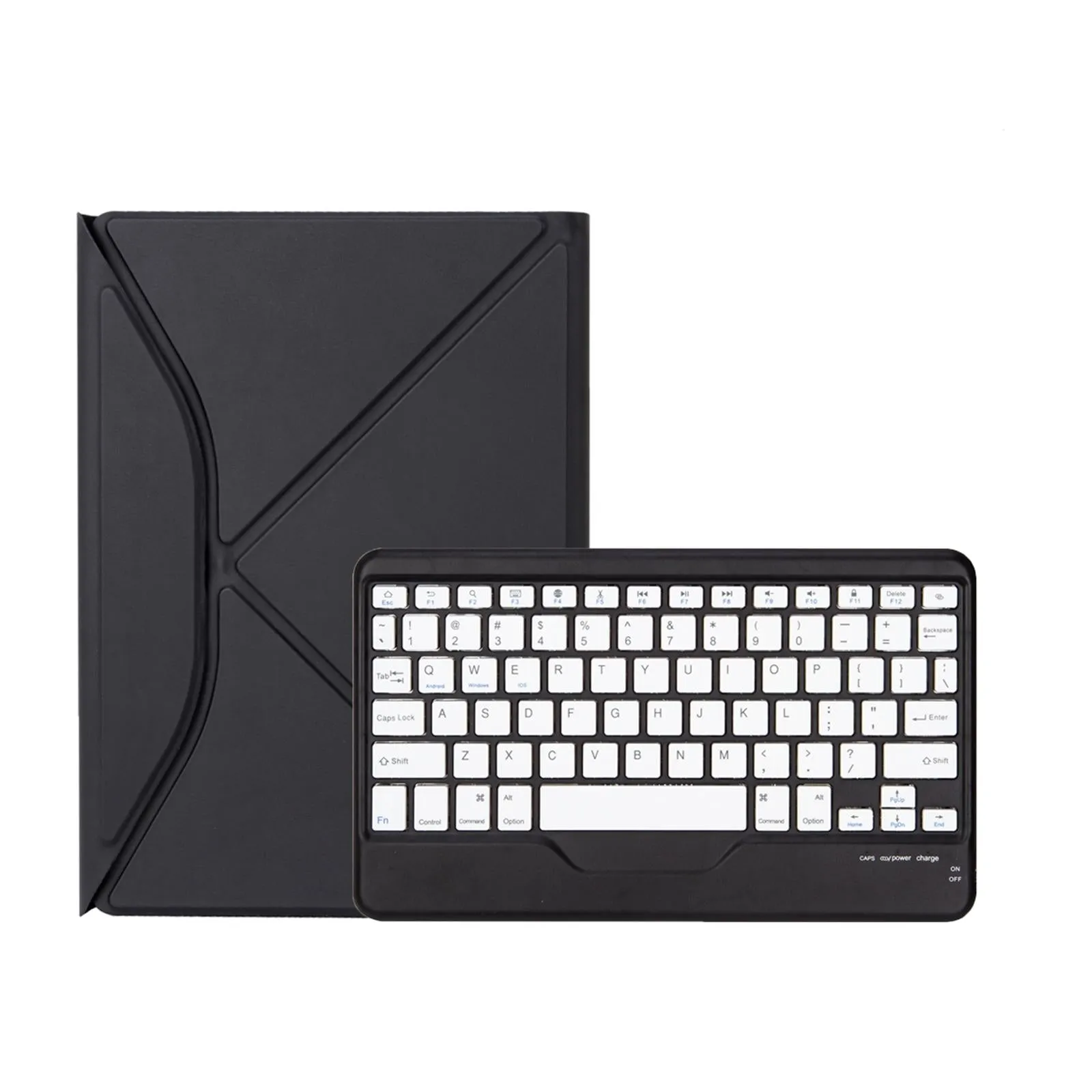 Bluetooth Keyboard Leather Tablet Case With Pen Slot