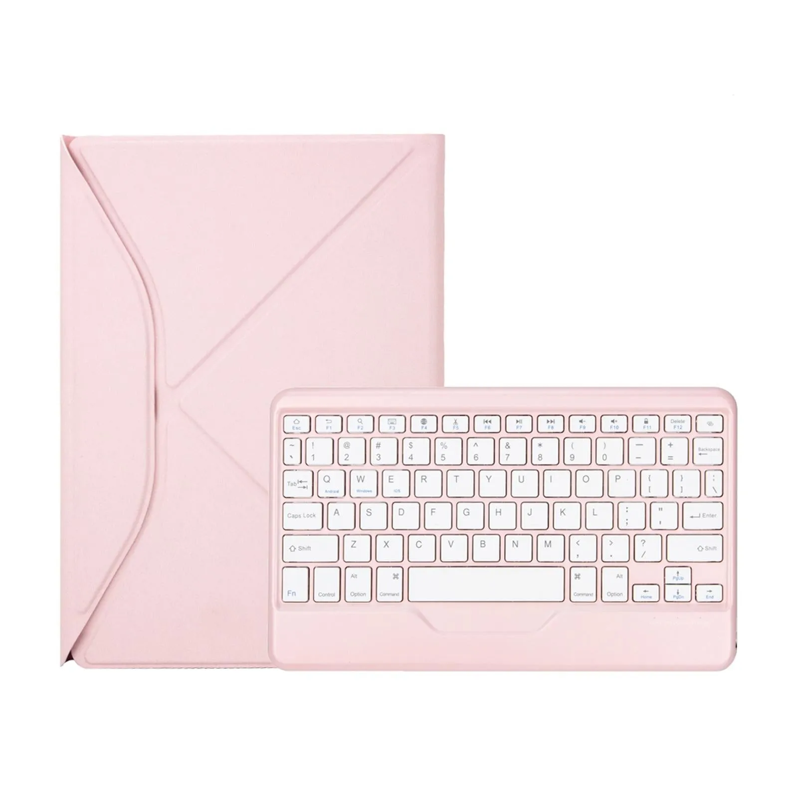 Bluetooth Keyboard Leather Tablet Case With Pen Slot