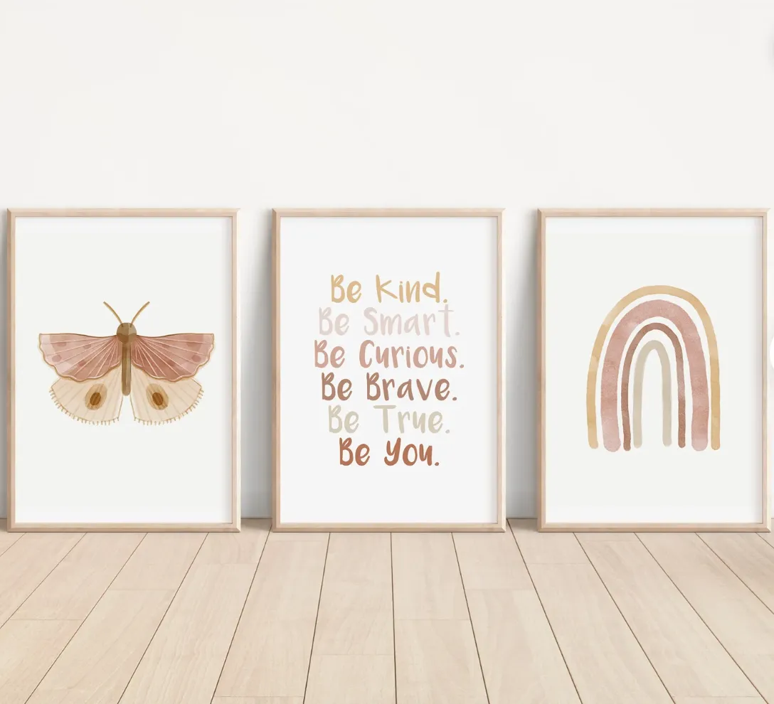 Blush Affirmation Nursery Prints