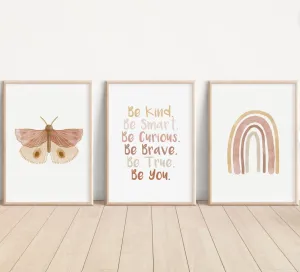 Blush Affirmation Nursery Prints