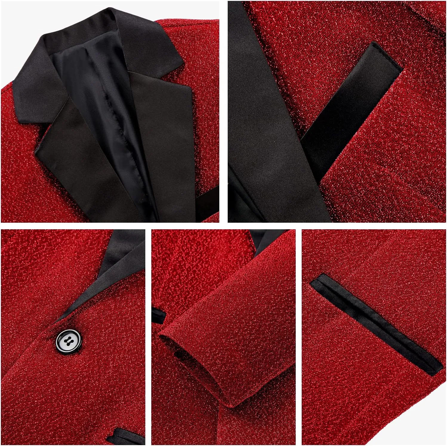 Boys Suit Slim Fit Tuxedo Suit for Kids 3 Piece Blazer Jackets Suit for Boy Ring Bearer Outfit