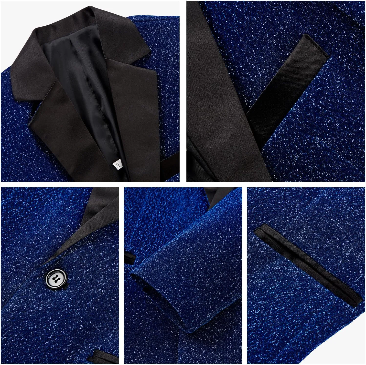 Boys Suit Slim Fit Tuxedo Suit for Kids 3 Piece Blazer Jackets Suit for Boy Ring Bearer Outfit