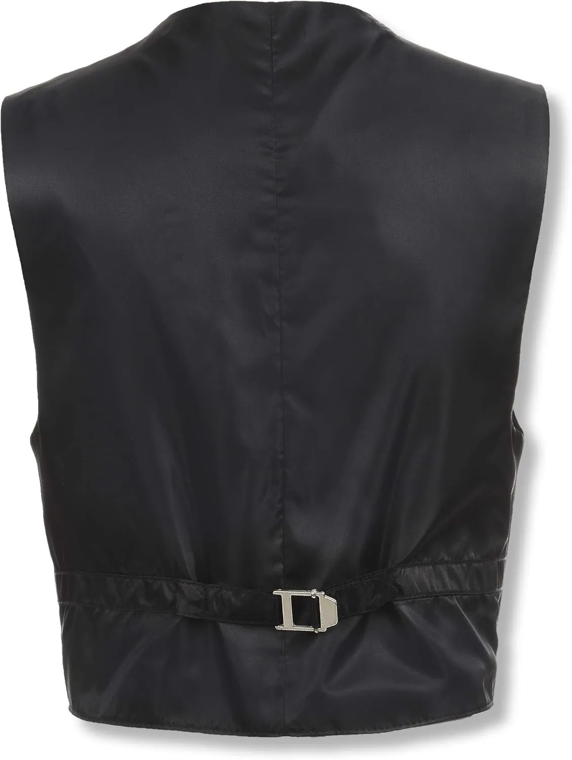Calvin Klein Boys' Formal Suit Vest, Tailored Fit & Adjustable Back Strap, 4-button Single Breasted Closure & 2 Slit Pockets