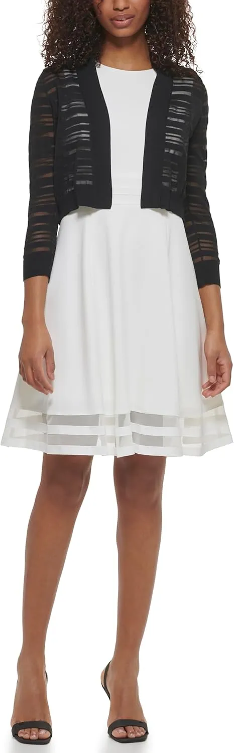 Calvin Klein Women's 3/4 Sleeve Shrug