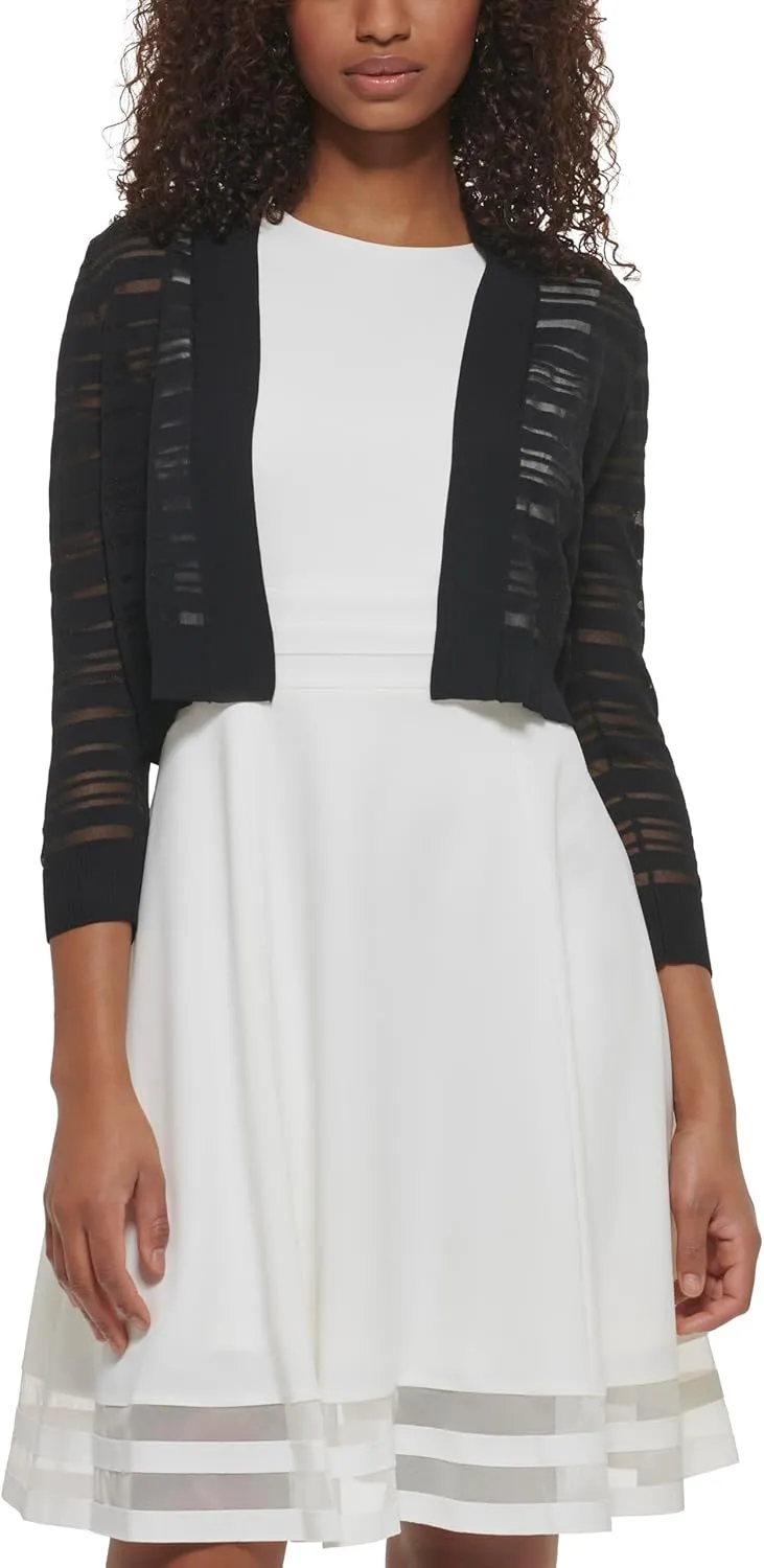 Calvin Klein Women's 3/4 Sleeve Shrug