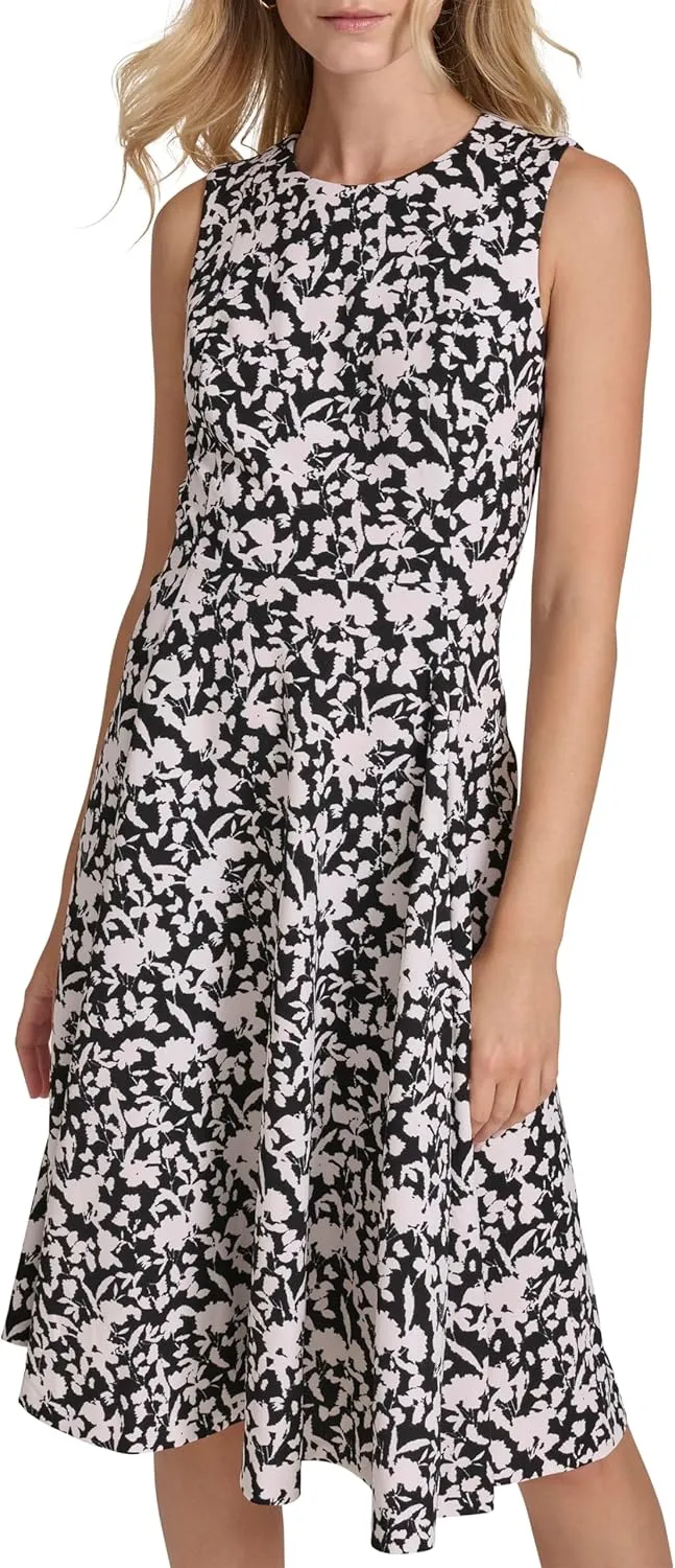 Calvin Klein Women's Work Floral Aline Dress