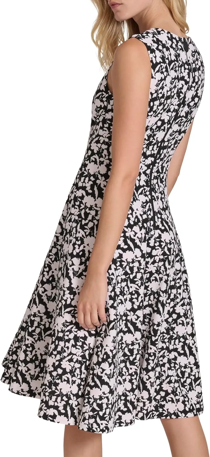 Calvin Klein Women's Work Floral Aline Dress