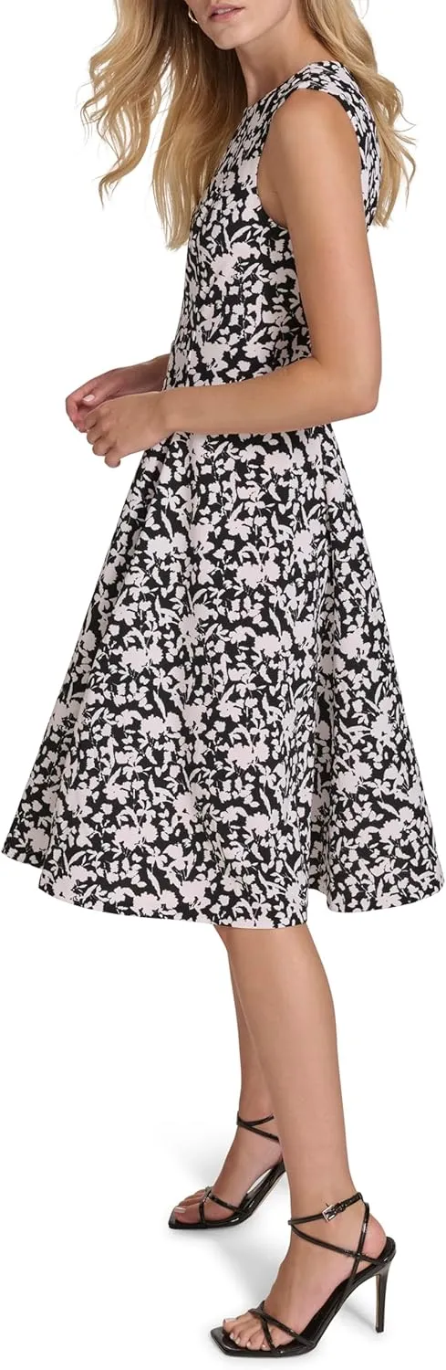 Calvin Klein Women's Work Floral Aline Dress