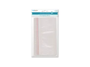 Craft Medley: Zipper-Seal Polybags, 8in x 8in, 9pc