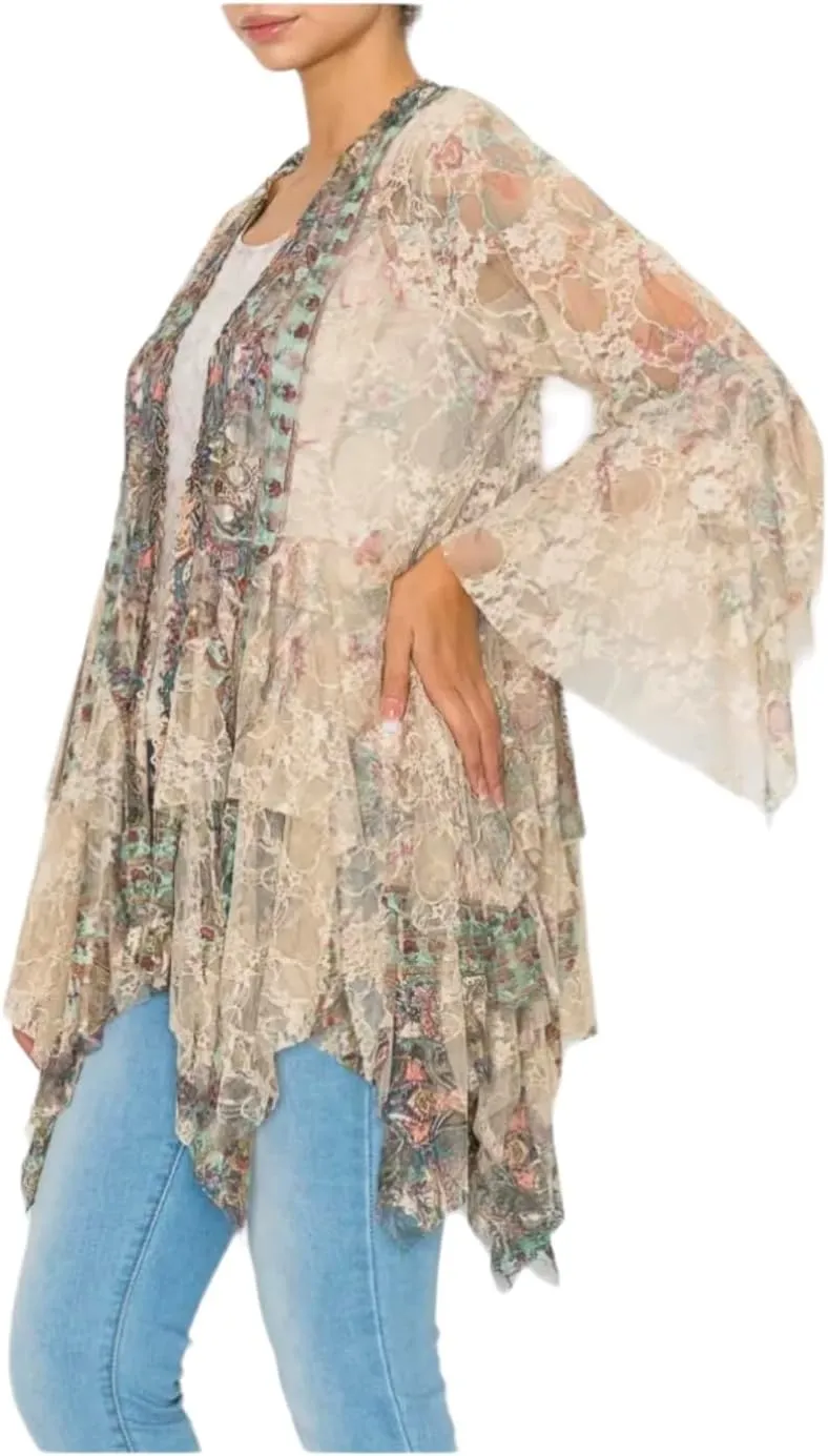 Crochet and Lace Inspired Cardigan