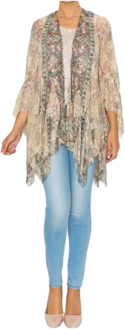 Crochet and Lace Inspired Cardigan