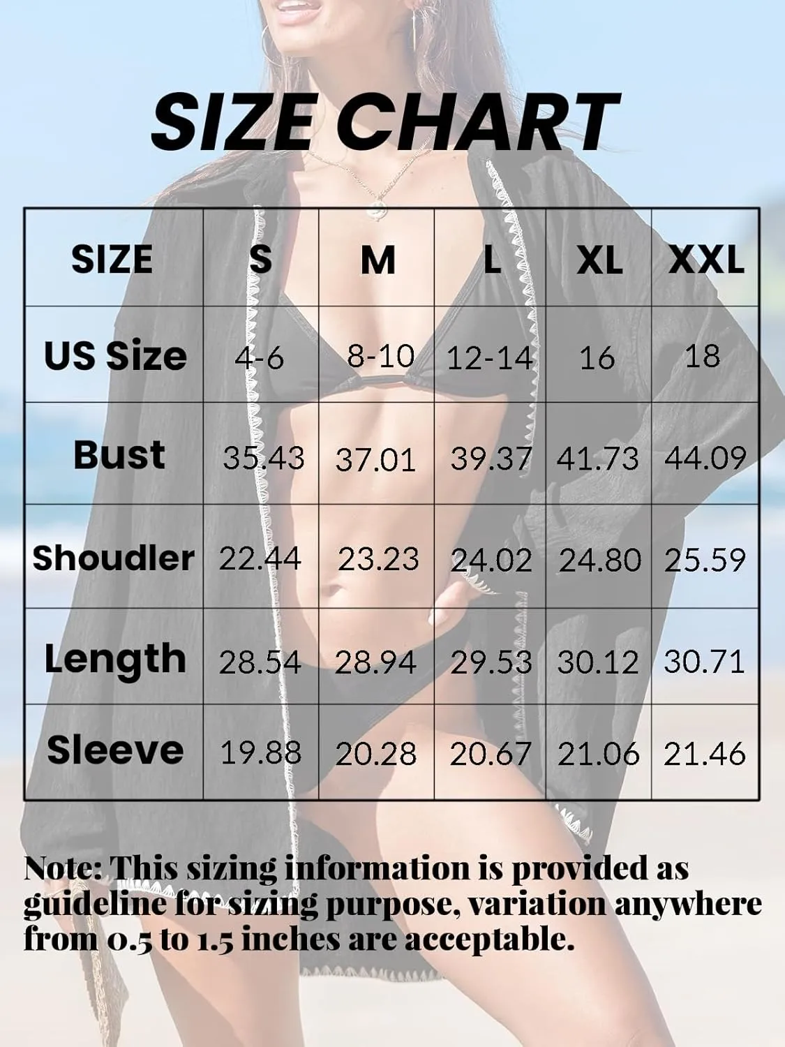 CUPSHE Women Swimsuit Cover Up Long Sleeve Bathing Suit Coverup Casual Loose Cardigans for Swimwear