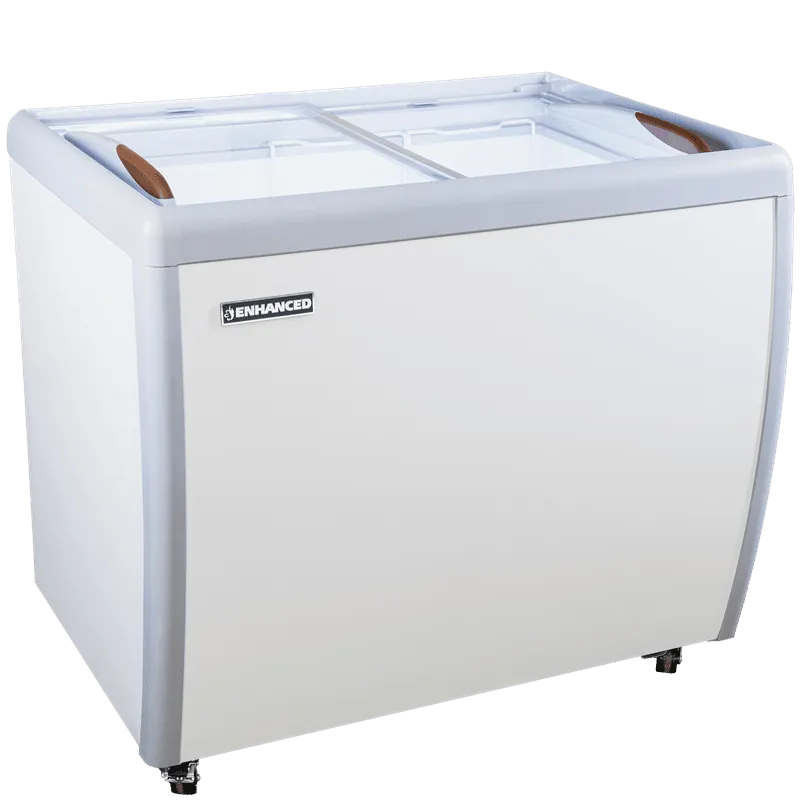 ERI-260 Enhanced 40" Sliding Glass Door Freezer, 2 Baskets