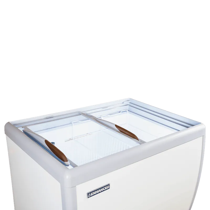 ERI-260 Enhanced 40" Sliding Glass Door Freezer, 2 Baskets