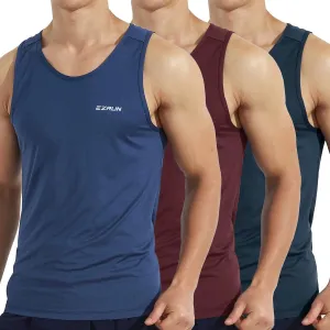 EZRUN Men's Quick Dry Sport Tank Top for Bodybuilding Gym Athletic Jogging Running,Fitness Training Workout Sleeveless Shirts