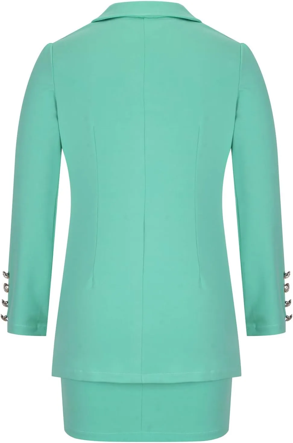 Fashion Business Casual Outfits for Ladies Solid Suits 3 Piece Set Slim Cardigan Blazer Jacket Matching Short Skirts