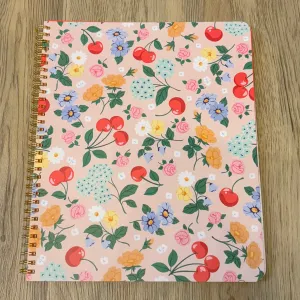 Flowers and Fruit Large Notebook