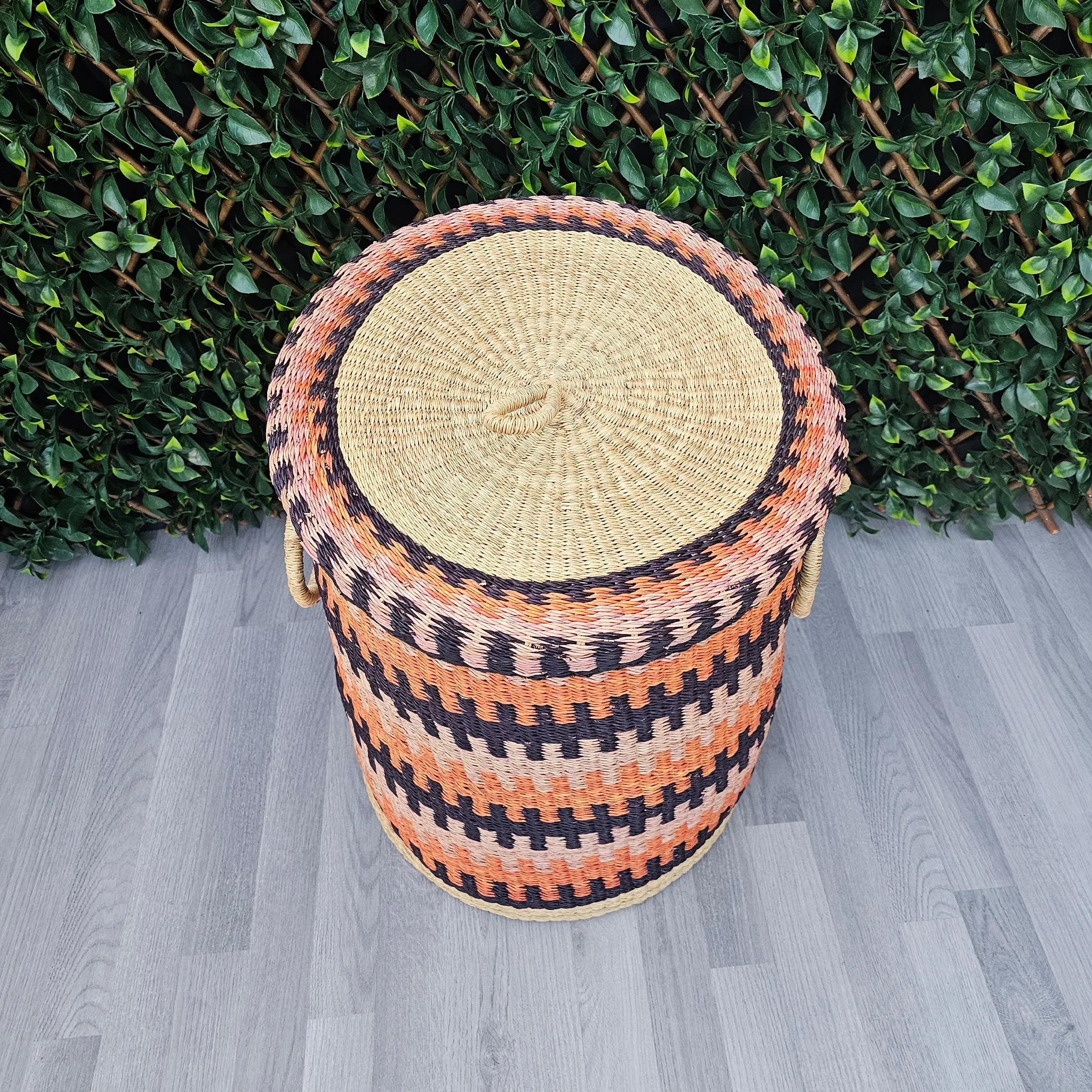 Ghana Laundry Basket - Bolga Basket - GLB1