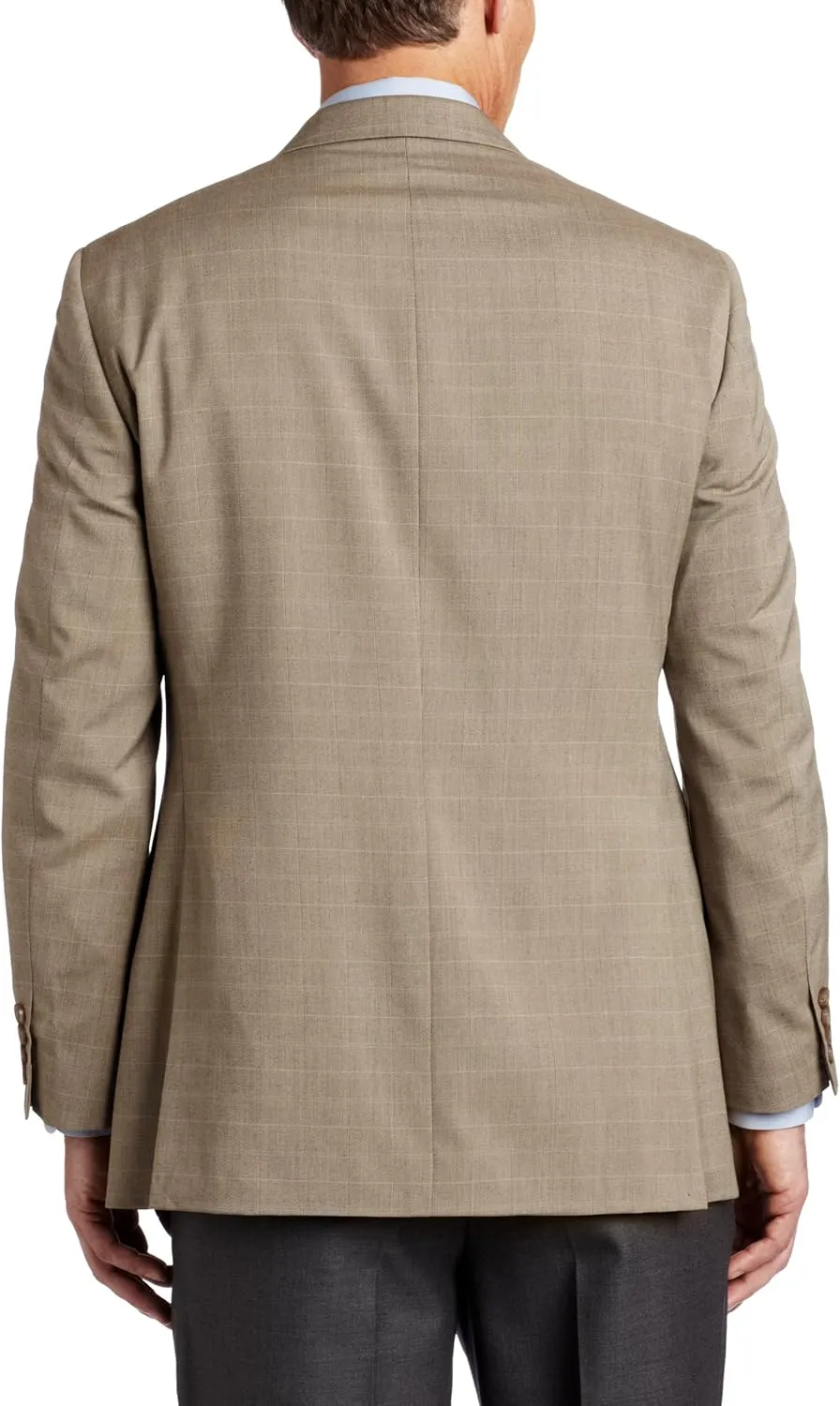 Haggar Men's Big Sharkskin Tailored Fit Two Button Suit Separate Jacket