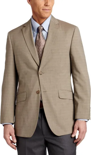 Haggar Men's Big Sharkskin Tailored Fit Two Button Suit Separate Jacket