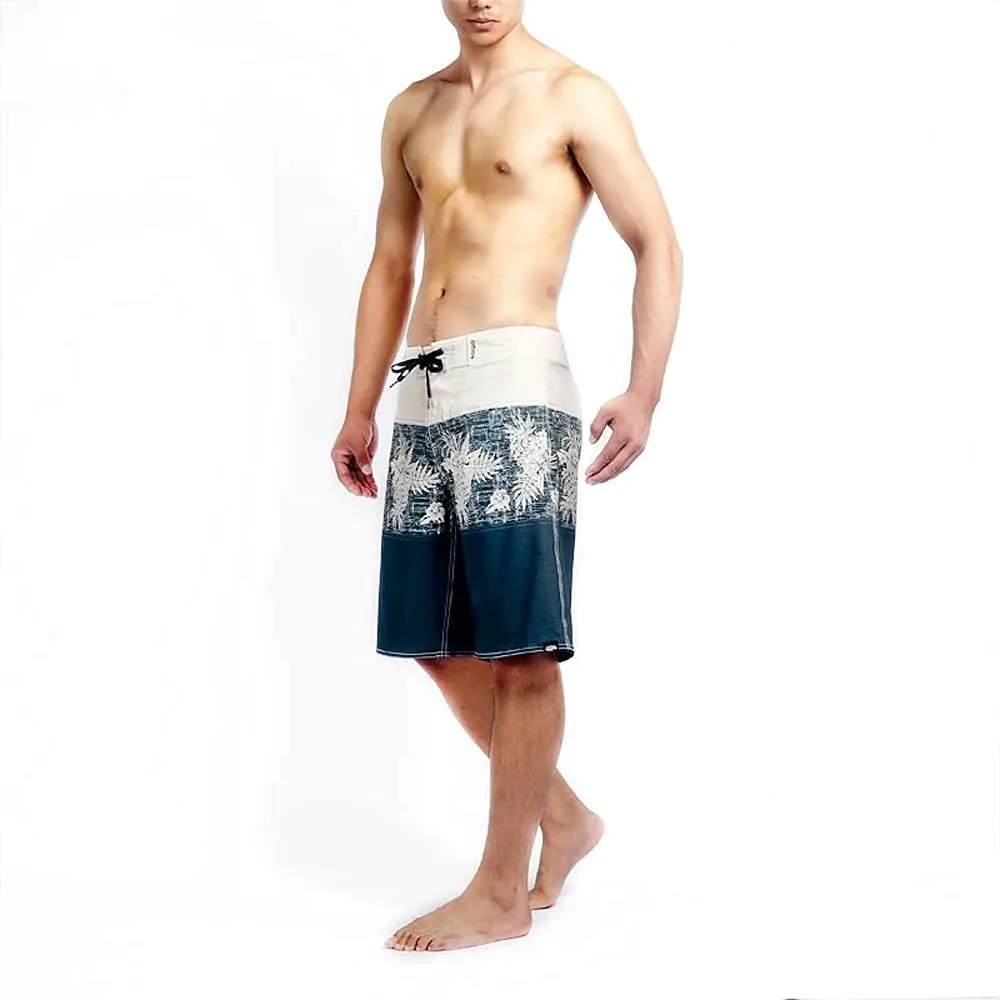 Hawaiian Microfiber, 4-Way Stretch Boardshorts - Multiple Pockets