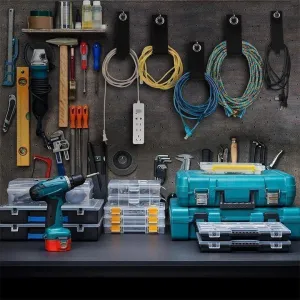 Heavy-Duty Wrap-It Storage Straps - Extension Cord Organizer, Cable Straps for RV Accessories, Workshop and Garage Organizers and Storage