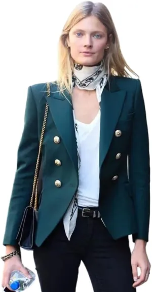 Hollow Back Rhinestone V Neck Blazer Jackets Coat for Women Work Casual Office Fashion Dressy Business Outfits
