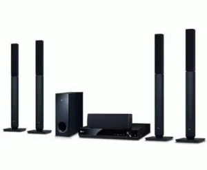 Home Theatre System,330W 5.1CH. Jersey Speakers, Front Firing Subwoofer