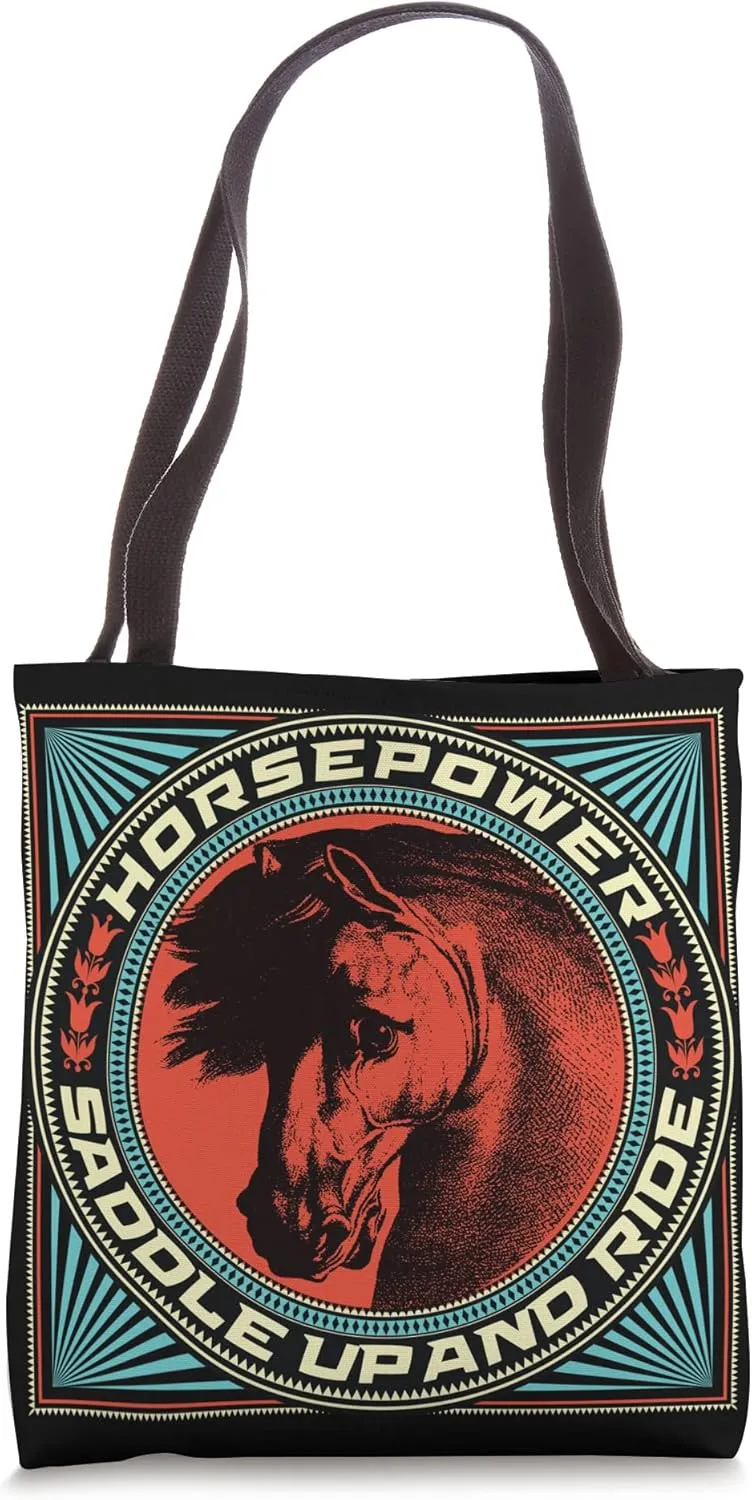 HorsePower: Saddle Up And Ride! Tote Bag