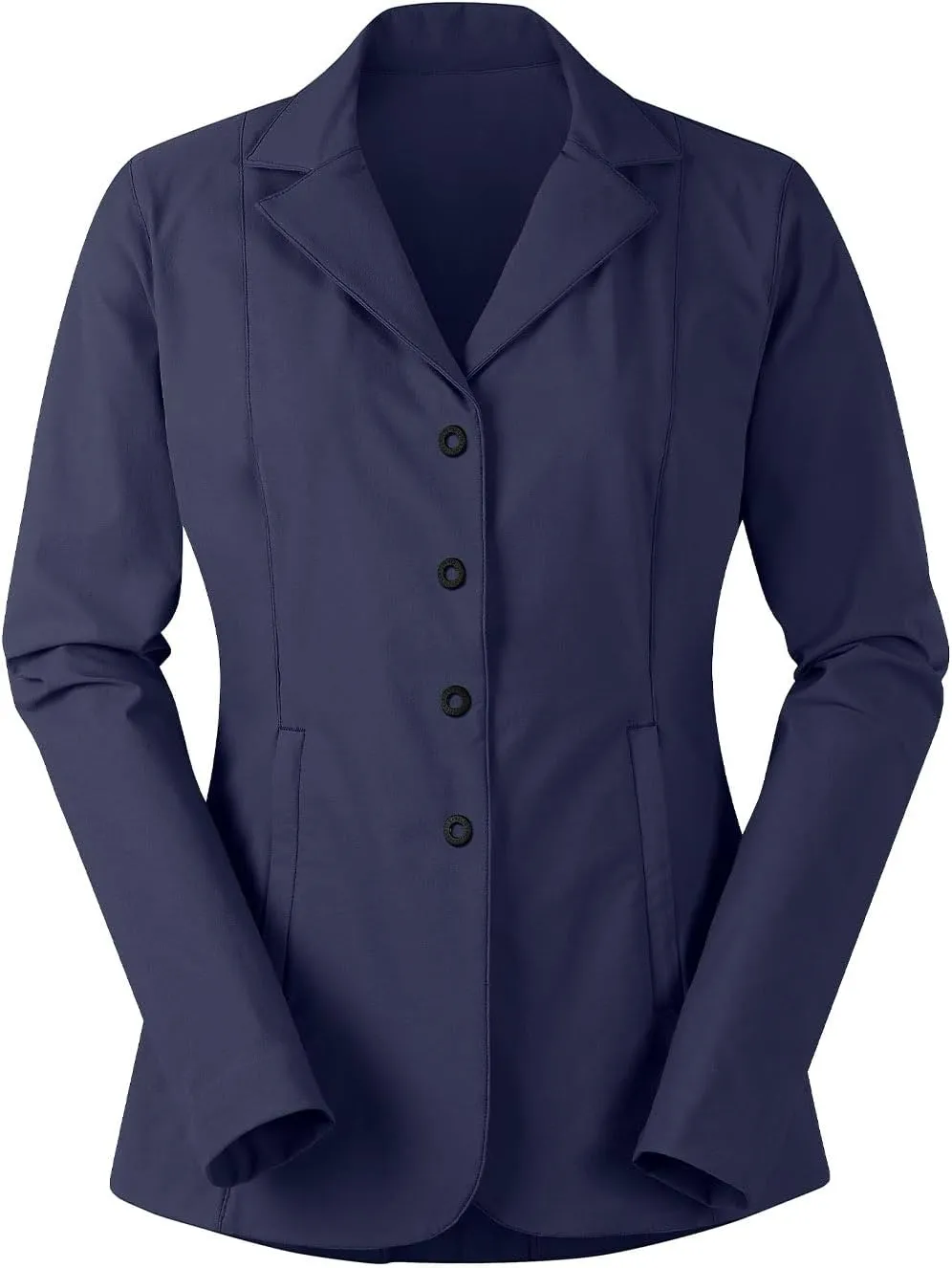 Kerrits Women's Equestrian Stretch Competitor Coat  4-Snap, Lightweight English Horse Show Jacket, Machine Wash