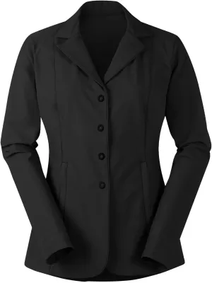 Kerrits Women's Equestrian Stretch Competitor Coat  4-Snap, Lightweight English Horse Show Jacket, Machine Wash