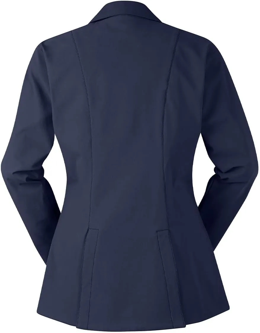 Kerrits Women's Equestrian Stretch Competitor Coat  4-Snap, Lightweight English Horse Show Jacket, Machine Wash