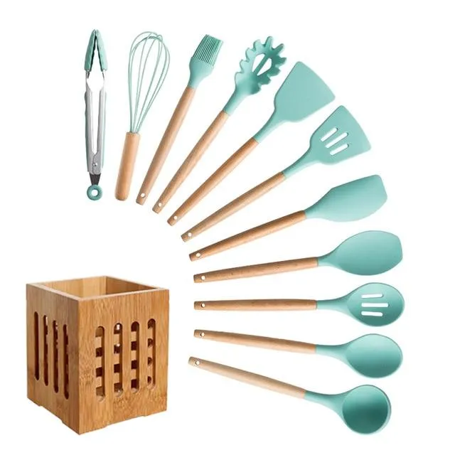 KitRules Non-stick Silicone Utensil Set