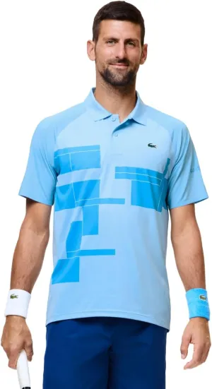 Lacoste Men's Tennis X Novak Djokovic Regular Fit on Court Polo Shirt