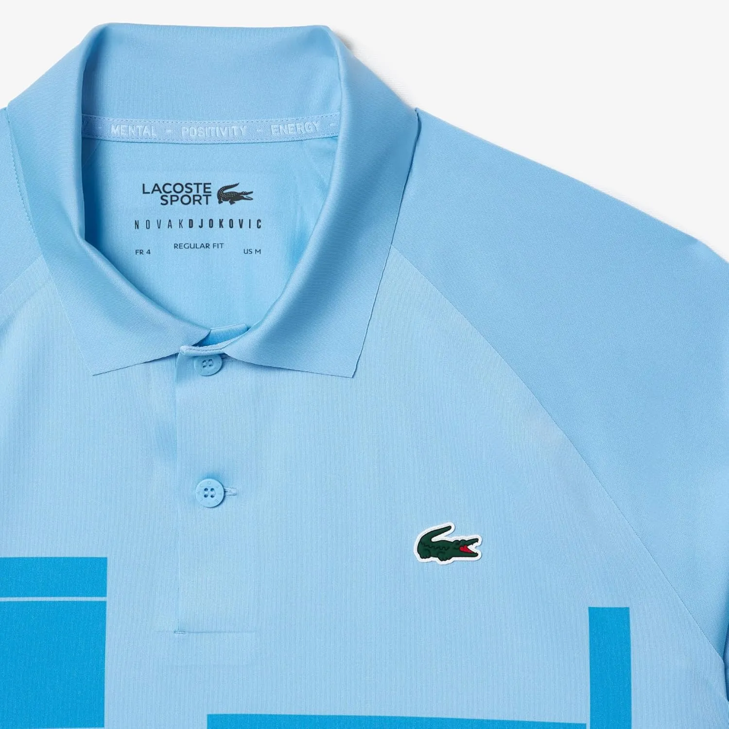 Lacoste Men's Tennis X Novak Djokovic Regular Fit on Court Polo Shirt