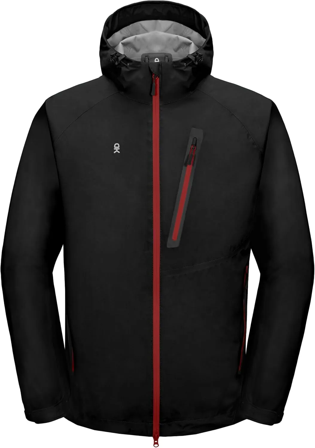 Little Donkey Andy Men's High-performance Waterproof Rain Jacket Ultra Lightweight Rain Shell for Hiking,Golf,Travel